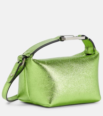 Tote Moonbag aus Metallic-Leder | Eéra