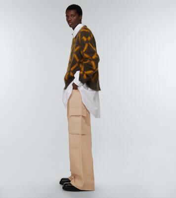Pantalon cargo ample en coton | Marni