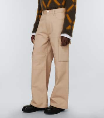 Pantalon cargo ample en coton | Marni
