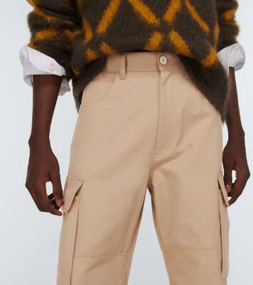 Pantalon cargo ample en coton | Marni