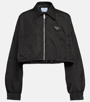 Cropped-Jacke aus Nylon | Prada