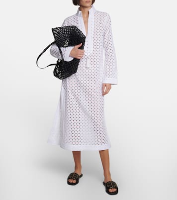 Pantoletten Double T aus Leder | Tory Burch