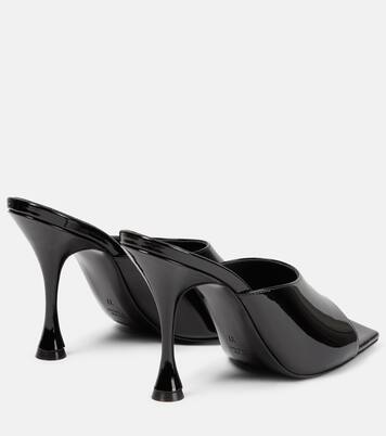 Verzierte Pantoletten aus Lackleder | Magda Butrym