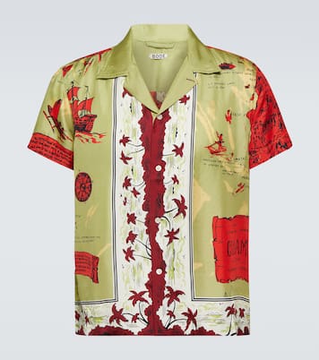 Camicia in seta con stampa | Bode