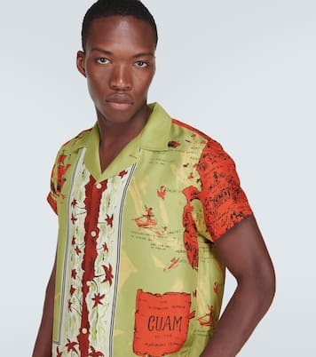Camicia in seta con stampa | Bode