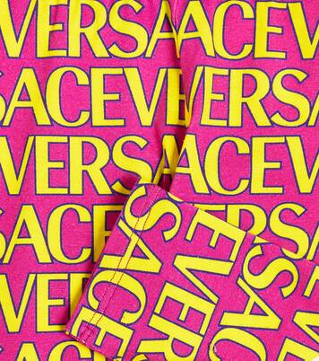 Baby Versace Allover cotton-blend leggings | Versace Kids