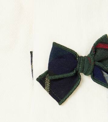 Bow-appliqué cotton-blend socks | Il Gufo