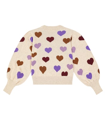 Hearts intarsia wool-blend sweater | The New Society
