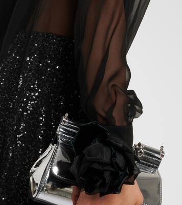 Verzierte Bluse aus Seidenchiffon | Dolce&Gabbana