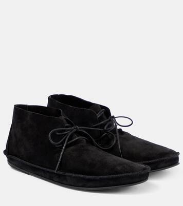 Ankle Boots Tyler aus Veloursleder | The Row