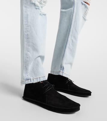 Ankle Boots Tyler aus Veloursleder | The Row