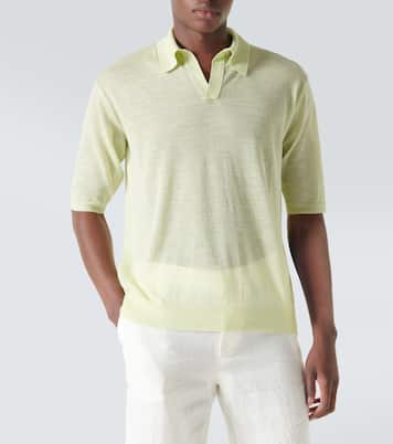 Polopullover aus Wolle und Seide | Auralee