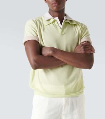 Polopullover aus Wolle und Seide | Auralee