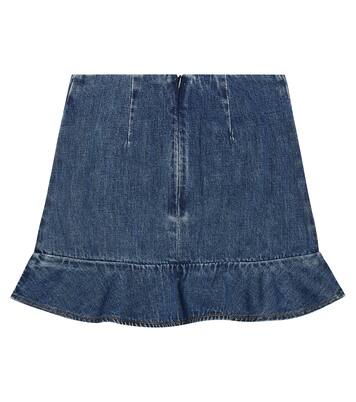 Cotton denim skirt | Self-Portrait Kids