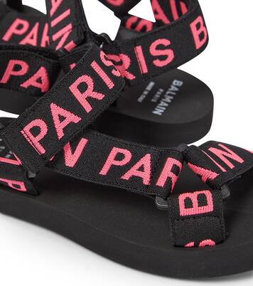Logo rubber sandals | Balmain Kids