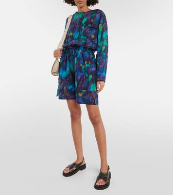 Niely printed cotton playsuit | Marant Etoile