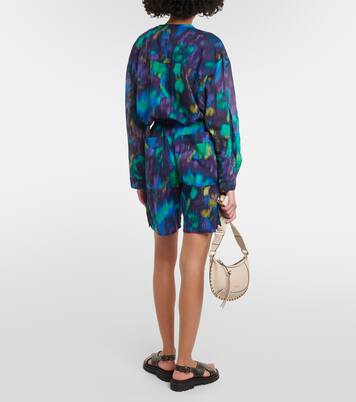 Niely printed cotton playsuit | Marant Etoile