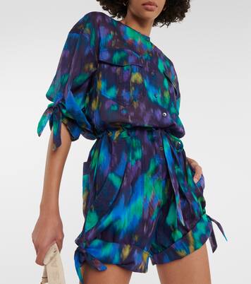 Niely printed cotton playsuit | Marant Etoile