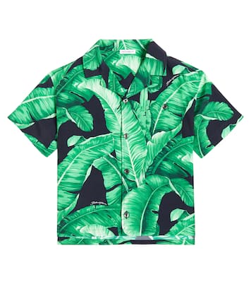 Printed bowling shirt | Dolce&Gabbana Kids