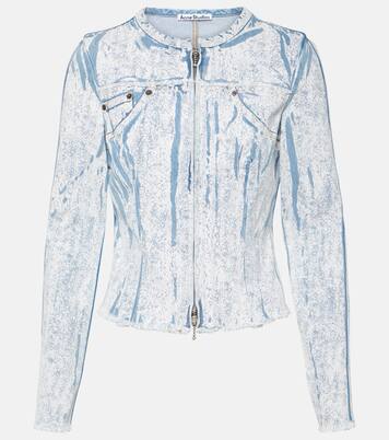 Printed denim jacket | Acne Studios