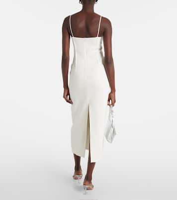 Verziertes Midikleid aus Cady | David Koma