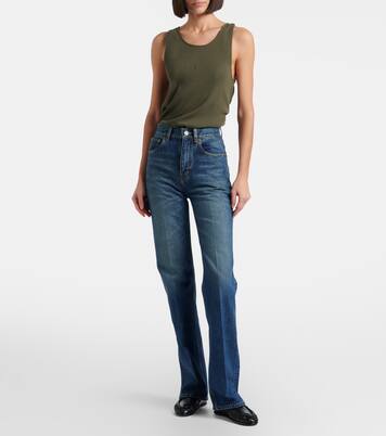 Clyde high-rise straight jeans | Saint Laurent