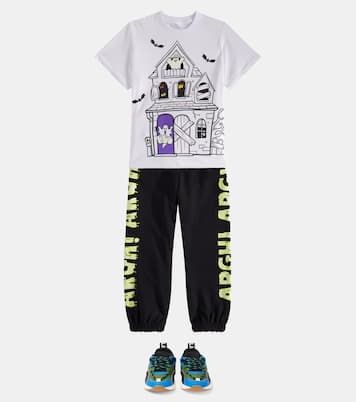 Printed cotton jersey T-shirt | Stella McCartney Kids
