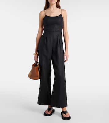 Antibes linen jumpsuit | Faithfull