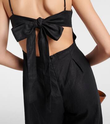 Antibes linen jumpsuit | Faithfull