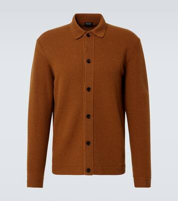 Cardigan en cachemire côtelé | Zegna