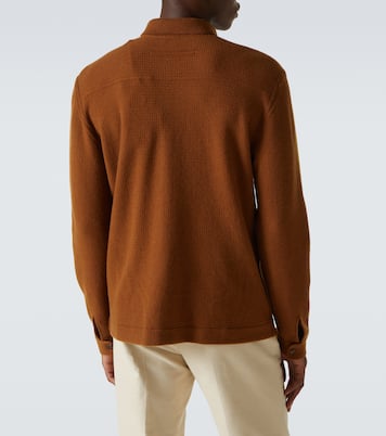 Cardigan en cachemire côtelé | Zegna