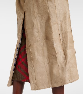 Shearling trench coat | Burberry