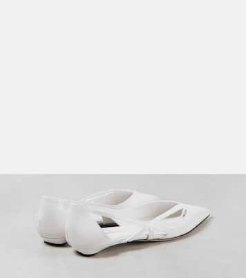 Leather ballet flats | Prada