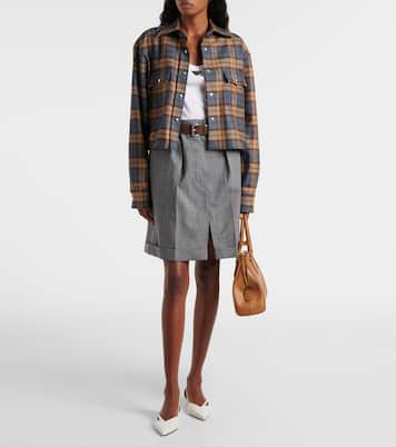 Leather ballet flats | Prada