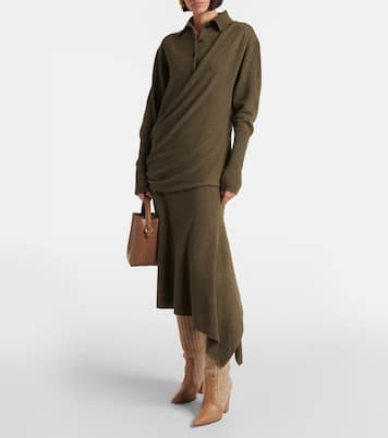 Botas altas acanaladas con piel | Gianvito Rossi