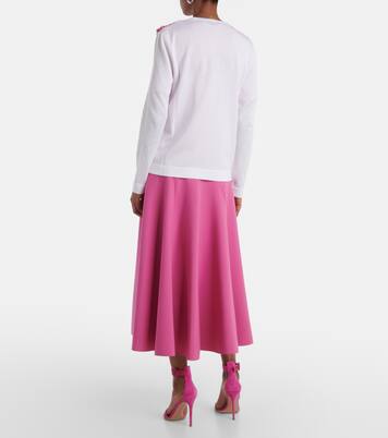 Cardigan aus einem Baumwollgemisch | Oscar de la Renta