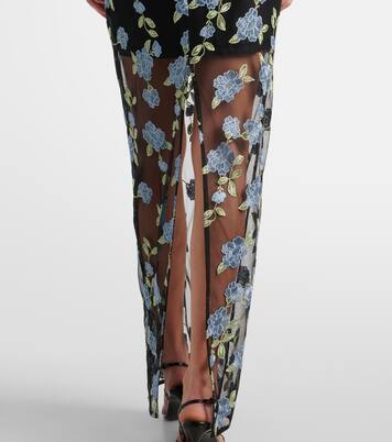 Robe en résille à fleurs | Rotate