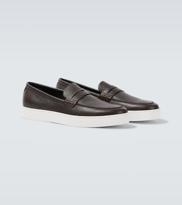 Ellis leather boat shoes | Manolo Blahnik