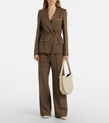 Dia leather shoulder bag | Victoria Beckham