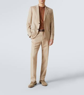 Logo embroidered cotton jersey T-shirt | Zegna