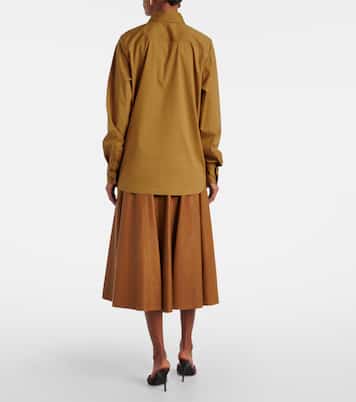 Bluse aus einem Baumwollgemisch | Saint Laurent