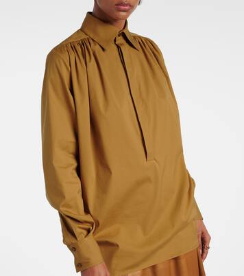 Bluse aus einem Baumwollgemisch | Saint Laurent