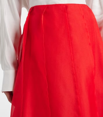 Jupe midi en soie | Altuzarra