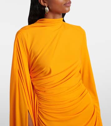 Draped jersey maxi dress | Bottega Veneta