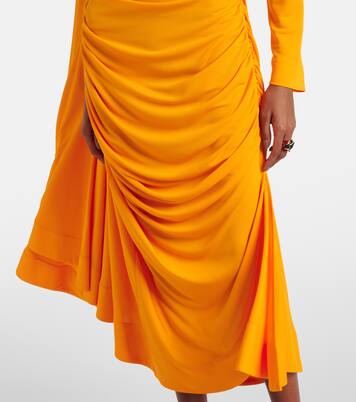 Draped jersey maxi dress | Bottega Veneta