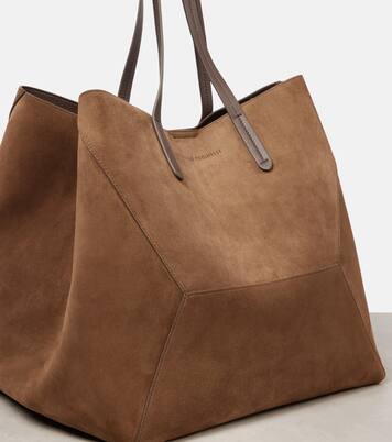 Tote Bag BC Duo Large aus Veloursleder | Brunello Cucinelli