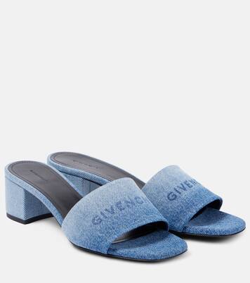 Logo denim mules | Givenchy
