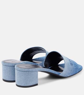 Logo denim mules | Givenchy