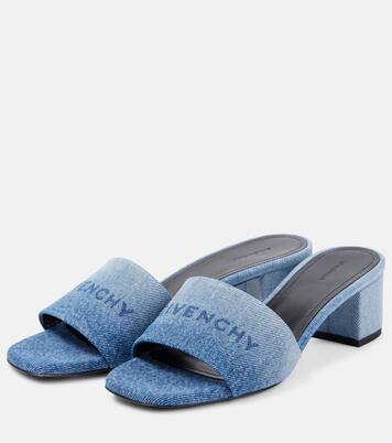 Logo denim mules | Givenchy