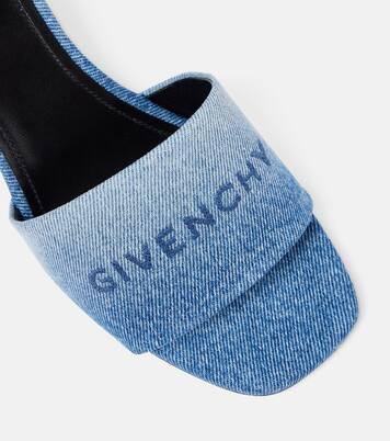Logo denim mules | Givenchy